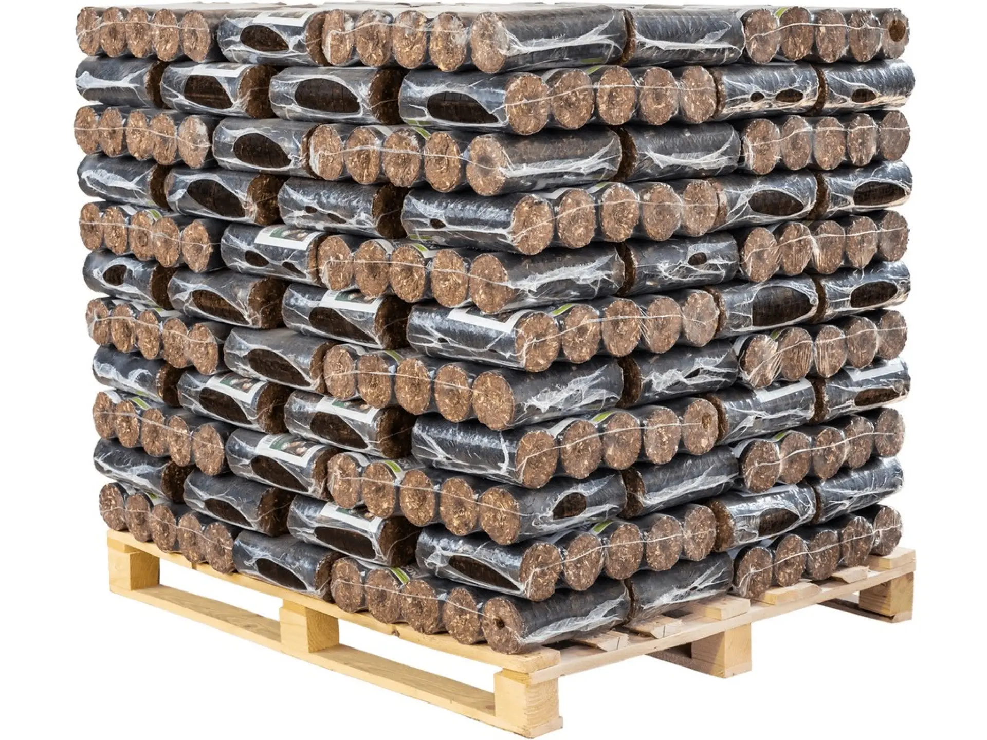 EXTRALONG Rindenbriketts (Nachtbriketts) – Palette 1000 kg