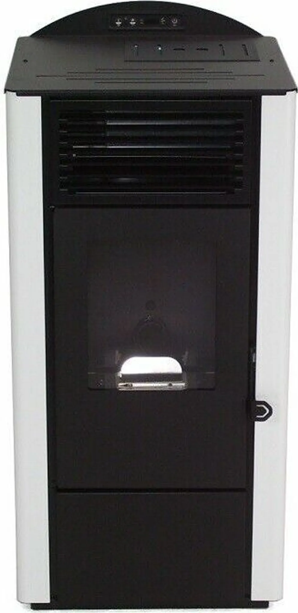 Pelletofen 9,5 kW A+ – weiß, mit programmierbarem Thermostat 4