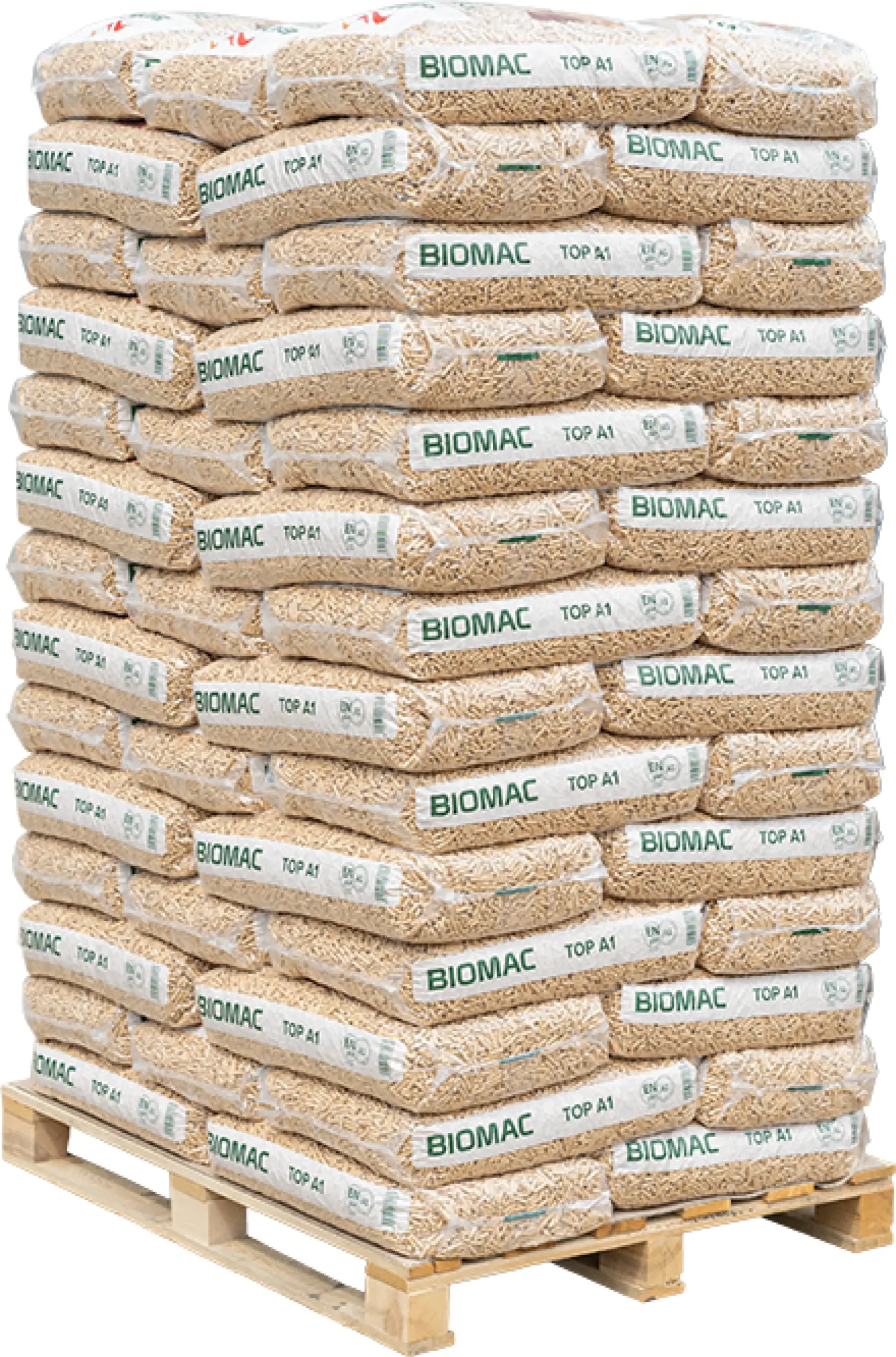 TOP A1 Holzpellets – Palette 1050 kg