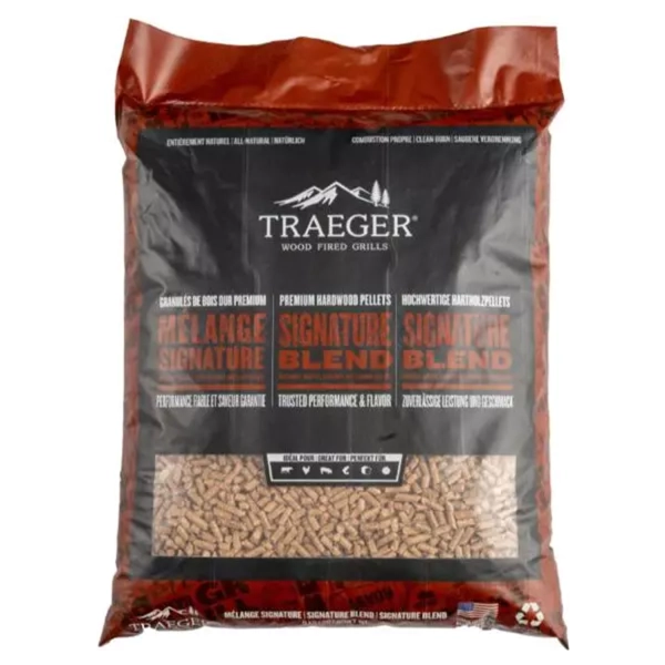 TRAEGER FSC Signature Blend Grillpellets – 630 kg (70 × 9 kg)